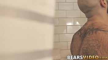 Preview 2 of Sunny Leone Hd Xvi - Atlas Grant shows off that bear body and tugs on his dick