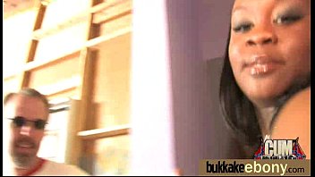 Preview 2 of Noppi And Dog - Ebony gets fucked in all holes by a group of white dudes 12