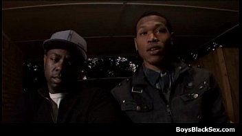 Preview 1 of Standing Doggy Pov Back Alley - Sexy black gay boys fuck white young dudes hardcore 06