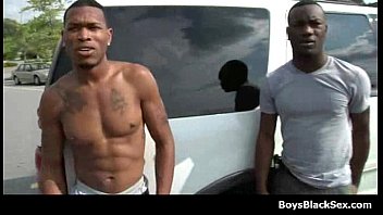 Preview 1 of Naked Massage Embasing - Sexy black gay boys fuck white young dudes hardcore 05