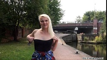 Preview 3 of Sssssssss Gggg - Blonde teen Carly Rae in public nudity and rude exhibitionist outdoor masturbati