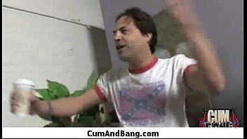 Preview 2 of Hot Indian Slim Aunty Sex - Nice ebony fucked by several white guys in all holes 22
