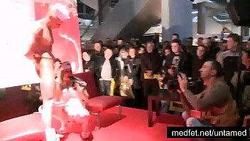 Preview 3 of Adala Badali - Public Blow Job Lesson on Stage