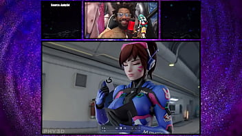 Preview 2 of Mullu Sex Video Download - Tight Bald Pussy Mercy Gets Caught Fucking In D.VA&#039_s Room