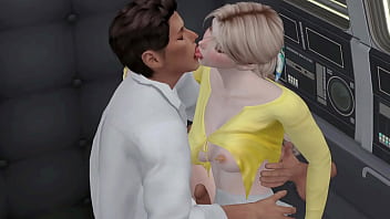 Preview 2 of Nicky Thehartattack - My boss fucking my wife 05-Car sex in private underground parking lot-sims4 porn romantic sex