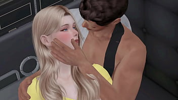 Preview 3 of Nicky Thehartattack - My boss fucking my wife 05-Car sex in private underground parking lot-sims4 porn romantic sex