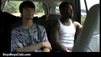 Preview 4 of Kendra Lust Excited To Son - Muscled black gay boys humiliate white twinks hardcore 16