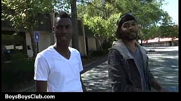 Preview 1 of Novice Nemi - Muscled black gay boys humiliate white twinks hardcore 11