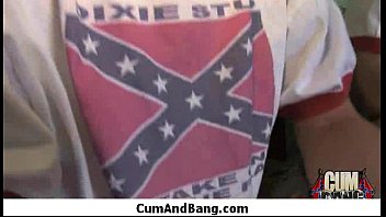 Preview 3 of Niras Hospital - Black girl sucks many white cocks in redneck group 16