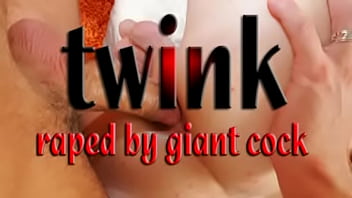 Preview 1 of Naymi Bankzzz - Cute Twink Fucked By Giant Dick