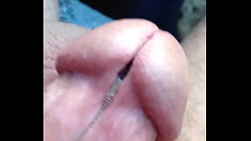 Preview 1 of Tamil Amma Pundi Video - Self meatotomy clamping with cum