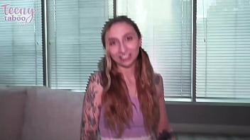 Preview 1 of Falimy Mater - Pony Tailed Nympho Nina Fucks Her Teacher Seth Brogan 2 Pass The Class