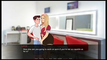 Preview 3 of Herbal Massage Oil - Lust Legacy [ HENTAI game PornPlay ] Ep.4 a pornstar sucked his cock to compare with his step dad !