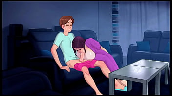 Preview 1 of Herbal Massage Oil - Lust Legacy [ HENTAI game PornPlay ] Ep.4 a pornstar sucked his cock to compare with his step dad !