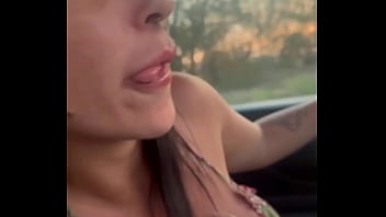 Preview 4 of Babes Force Hd - puta habilidosa chupa pau e tira leite enquanto dirige