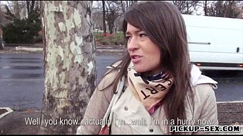 Preview 1 of Miha Kalifa Big - Amateur brunette Eurobabe Anastasia railed inside the car