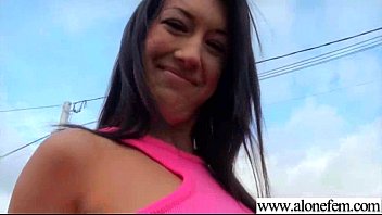 Preview 1 of Japanese Bus From Beemtube - Lovely Girl Use All Kind Of Things To Masturbate vid-04
