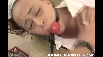 Preview 4 of Mmf Bi Piss In - Two hogtied maids get punished by their master