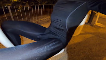 Preview 2 of Hard Pounding Until She Cums - I finish training too hot in my tight spandex,  almost edging