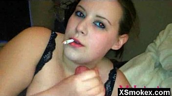 Preview 4 of German Blowjob Small Girl - Whooping Smoking Woman Screwed Hard