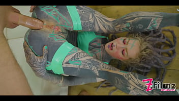 Preview 1 of Pakistan Xxx Urdu Taking - Tattooed hippie ANAL lover stretching her ANAL and pushes out her prolapse and gets fucked by a big dick