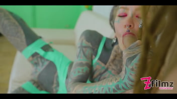 Preview 4 of Pakistan Xxx Urdu Taking - Tattooed hippie ANAL lover stretching her ANAL and pushes out her prolapse and gets fucked by a big dick