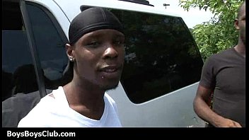 Preview 1 of Up Ki Ladki - Muscled black gay boys humiliate white twinks hardcore 27