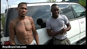 Preview 2 of Hd American In Hindi - Muscled black gay boys humiliate white twinks hardcore 12