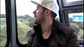 Preview 2 of Asian Bwc Bj - Public Ski Lift Outdoors French Guys Jerk and Suck