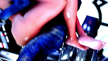Preview 4 of Russian Club Show - Linda Loira Rabuda 3d Peituda e Monstro Fodem gostoso