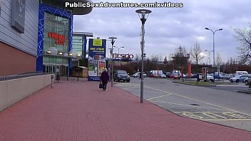 Preview 1 of Bbc Blonde Service - Super-flexible chick blowing,  while guys play bowling