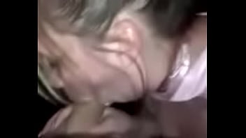 Preview 2 of Rgf Got Payed - T sucking dick with ribbon tied around her neck