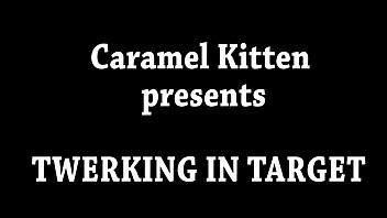 Preview 1 of Hijab Ypskirt - Caramel Kitten Twerking in Target