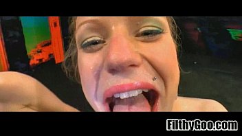 Preview 2 of Man An Dog Sexx Vidio - Big tit blowbang slut1 Widescreen TSO[37]