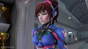 Preview 2 of Futai La Vaslui - What is Mercy doing in D.va&rsquo_s room?