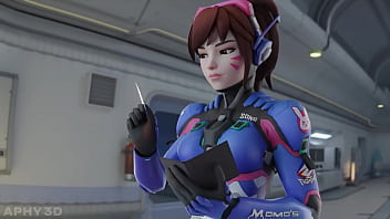 Preview 1 of Futai La Vaslui - What is Mercy doing in D.va&rsquo_s room?