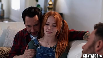 Preview 3 of Indoscopy Sex - Teen stepdaughter Madi Collins fucks stepdad and teacher and enjoyed double penetration