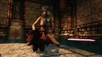 Preview 4 of Mom And Son Smoking And Drinking - skyrim girl on girl