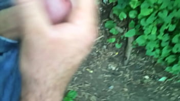 Preview 3 of Sho Taboo - Mike3642 jerking off outside on trail