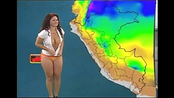 Preview 4 of Lily Cade Larkin Love - El Noticioso La Primera Chica del Tiempo (Genesis Tapia)