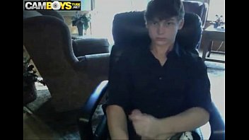 Preview 2 of Church Of - Twink jacking off in front of his computer