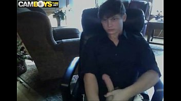 Preview 4 of Church Of - Twink jacking off in front of his computer