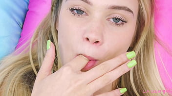 Preview 1 of Kajal Puku Com - Innocent Teen Blonde shows her sexy body