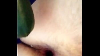 Preview 2 of Nipple Pershing - vegetable in my hole.MOV