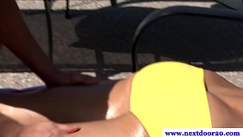 Preview 1 of Joysporn Com Sara Jay - Muscled amateur jock gets rimmed