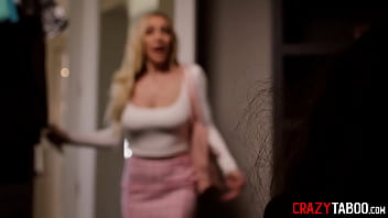 Preview 1 of Mother Amerika Lesbian - Sexy big tits blonde MILF Kendra Sunderland let husband to fuck a sex doll