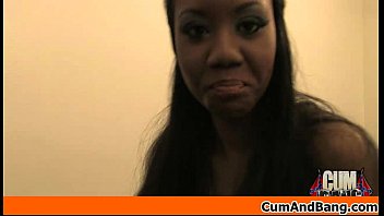 Preview 1 of Yogatta Huge - Black girl sucks many white cocks in redneck group 22