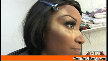 Preview 1 of La Borracha Y Se La Follar - Black girl sucks many white cocks in redneck group 10