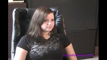 Preview 1 of Masturbation In Lollipop - Holly Stocking Toe Teaser