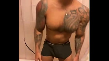 Preview 2 of Krista Prom Video Sex - Slave I&#039_m your daddy come and suck my BBC latino bear tattooed - VIKTOR ROM -